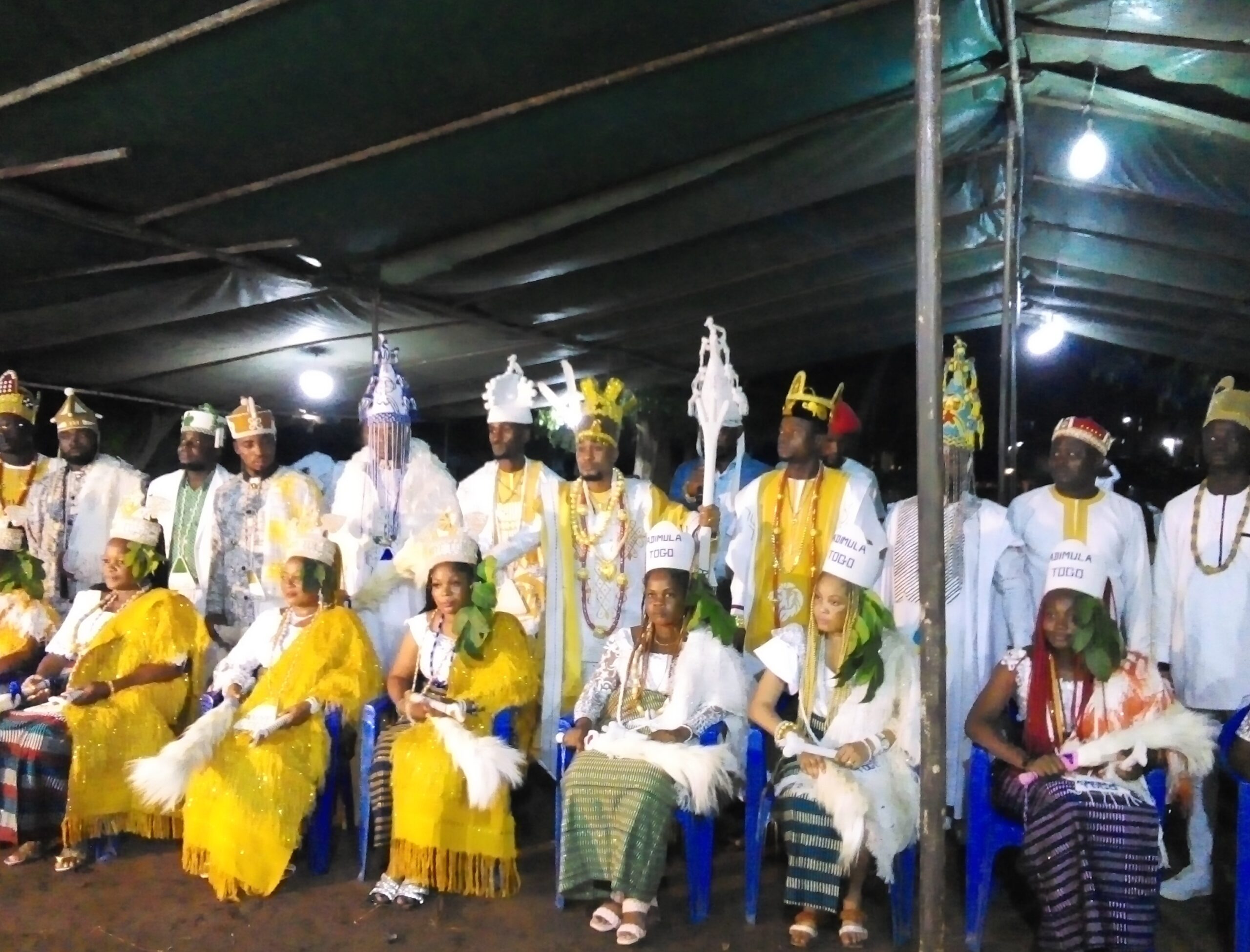 Togo: fraternité Ogboni: une cérémonie de couronnement a consacré 11 nouveaux dignitaires