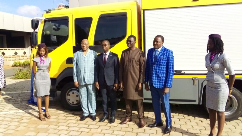 Protection civile : l’ASECNA fait un don de 2 véhicules spécialisés de premier secours au Togo