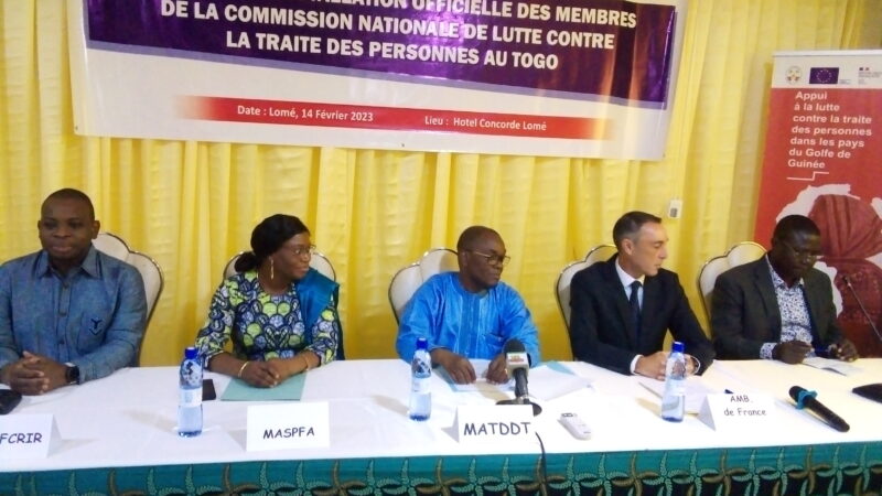Droits de l’homme : le Togo installe officiellement sa Commission nationale de lutte contre la traite des personnes