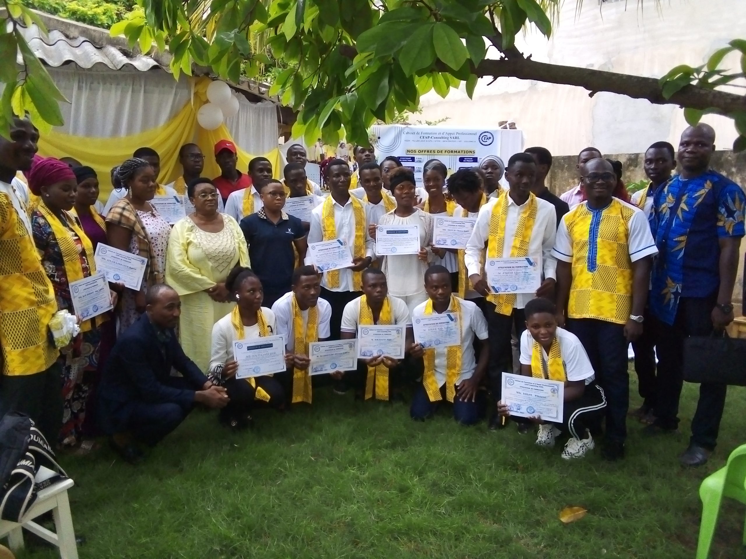 Togo/Formation des jeunes en Entrepreneuriat :CFAP-Consulting SARL fait sa part