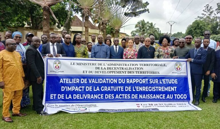 Togo : vers la modernisation du système d’état-civil