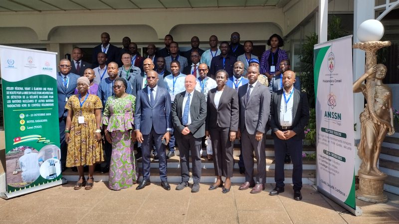 Energie nucléaire : cinq pays africains mettent en place à Lomé les règles de conduite réglementaire en matière de sûreté et de sécurité nucléaires